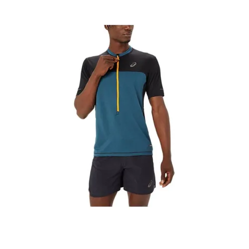 Asics FUJInormal SS TOP T-Shirt Men's Magnetic Blue / Performance Black