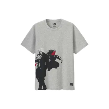 UNIQLO T Shirts Unisex Gray