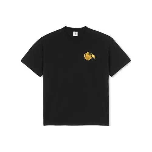 embroidered logo 3 4 sleeves pullover SS24 T Shirt Men's