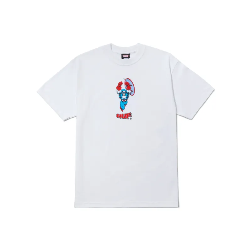 HUF X Marvel Co-branded Series T-Shirts Unisex White-0