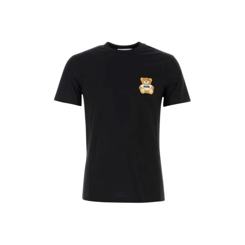 MOSCHINO Logo Embroidered Crewneck T Shirt-0