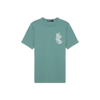 ANDREW MACKENZIE T Shirt Men's Blue Green
