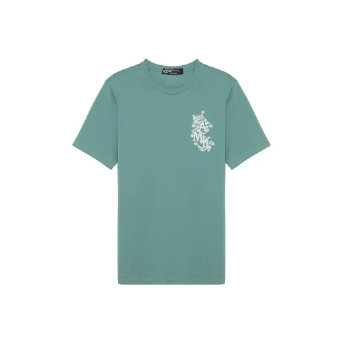 ANDREW MACKENZIE T Shirt Men's Blue Green