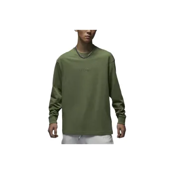 Jordan Drop Shoulder Sleeve T Shirt Men's Green