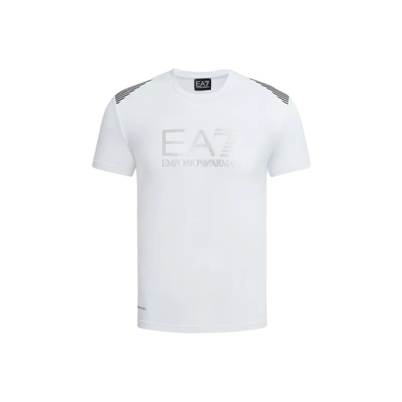 EMPORIO ARMANI EA7 SS24 T Shirt Men's White-0