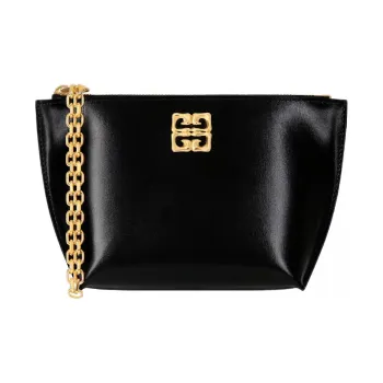Givenchy 4G Calfskin Shoulder Bag Small Size Women's Black