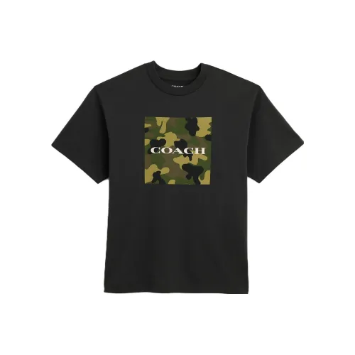 COACH T Shirts Men Black