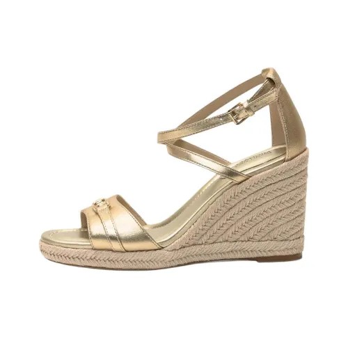 MICHAEL KORS Mady Strap Sandals Women's Gold