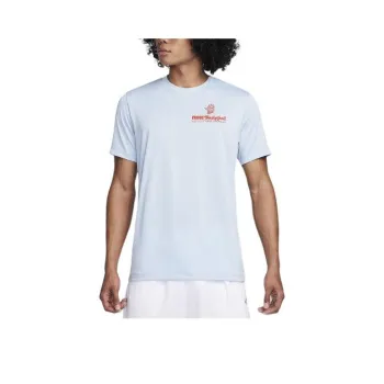 Nike Dri FIT T Shirt Men's Light Armor Blue