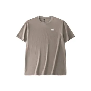 ANTA T Shirts Men Linen Gray