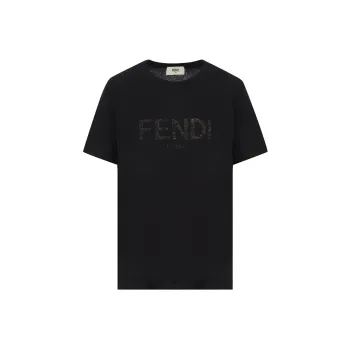FENDI SS23 Regular T Shirt Men's Black