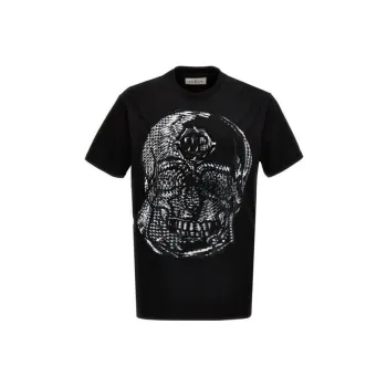 PHILIPP PLEIN Skull print Round neck T shirt