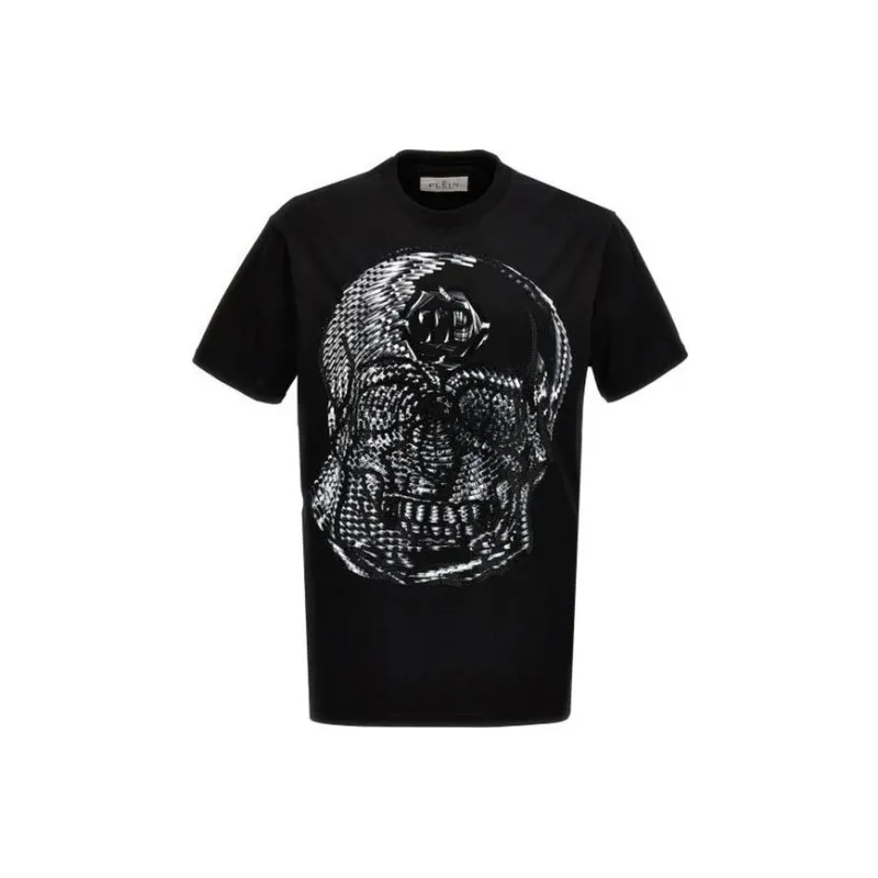 PHILIPP PLEIN Skull print Round neck T shirt-0