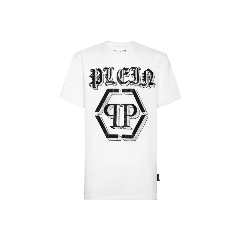 PHILIPP PLEIN Ss Chrome Round neck T shirt-0