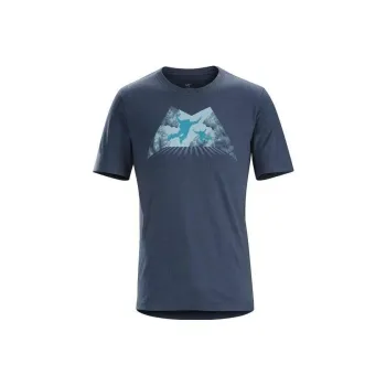 Arcteryx Beginners' Bird Military Bird Collection T Shirt Men's Marine Blue