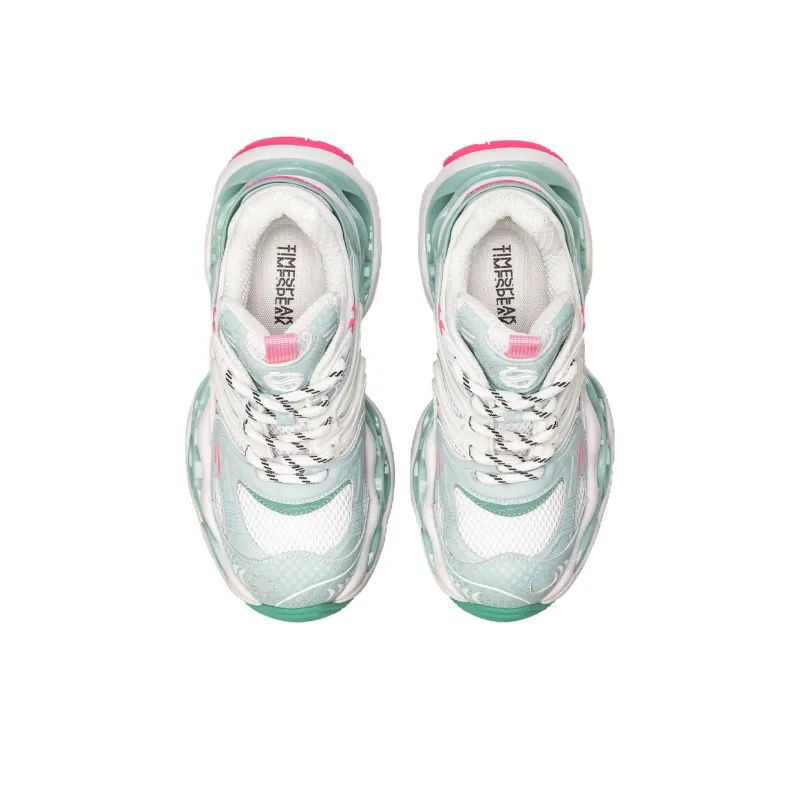 TIMESPEAK Lunar Shadow Series Low Top Couple, Chunky Sneakers Unisex-4