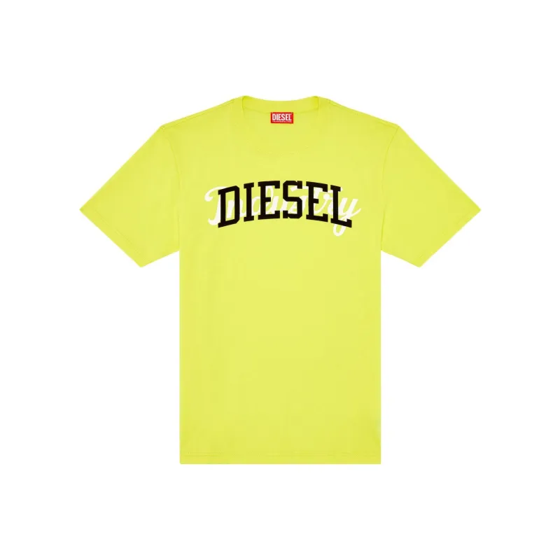 DIESEL Logo Printed Crewneck T Shirt-0