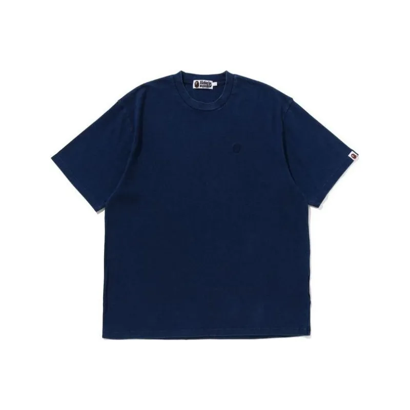 A BATHING APE Logo-embroidered Cotton T-shirt-0