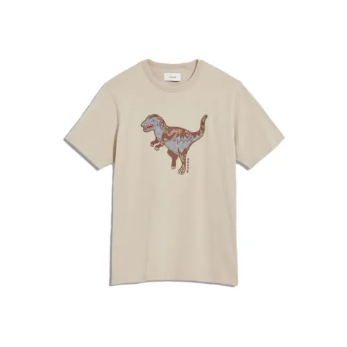 COACH T Shirts Men Beige