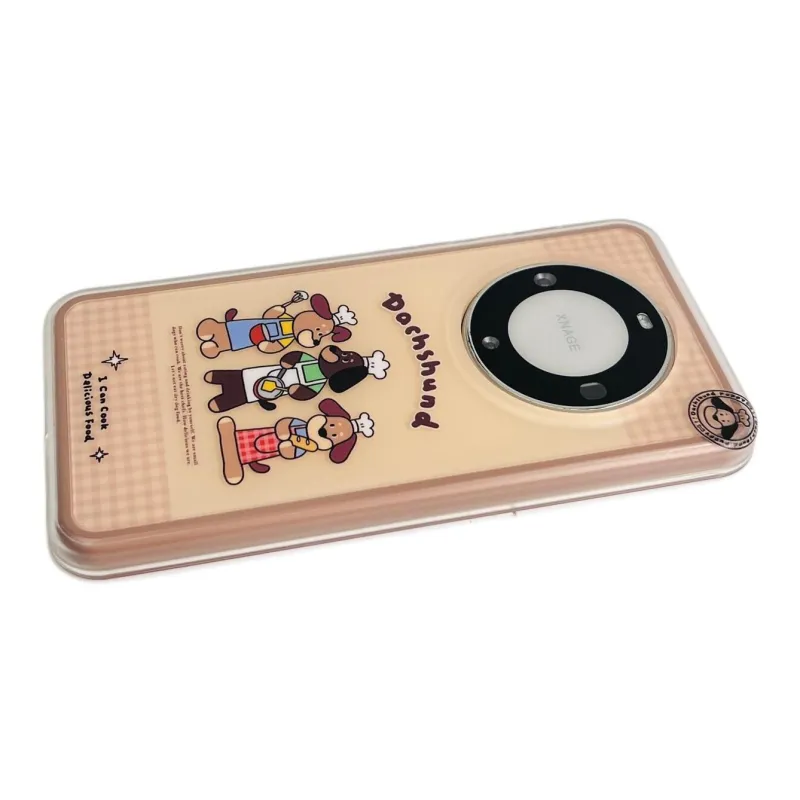 Sopi Acrylic Material 2 in 1 3 Pack Chef Dog Phone Cases Compatibility With Huawei Mate 70/60 Pro/Pro+-3
