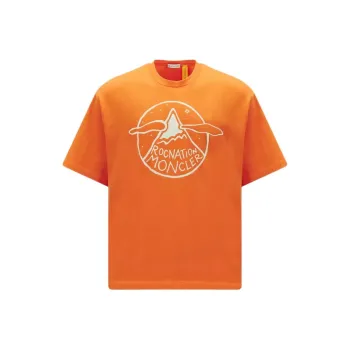 MONCLER GENIUS X Roc Nation By Jay Z Logo Motif T Shirt
