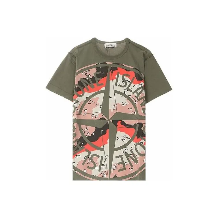 STONE ISLAND T Shirt Men's Green-0