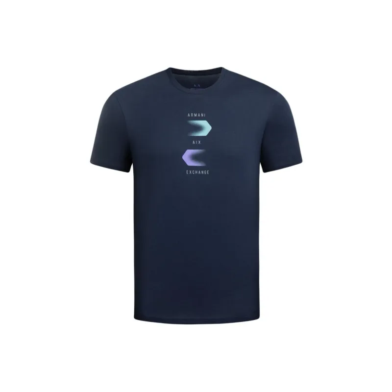 ARMANI EXCHANGE SS24 T Shirt Men's Navy Blue-0