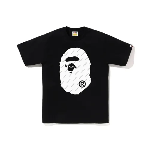 A BATHING APE Hexagram Big Ape Head Tee