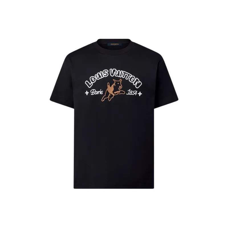 LOUIS VUITTON By Tyler The Creator Embroidered Cotton T shirt-0