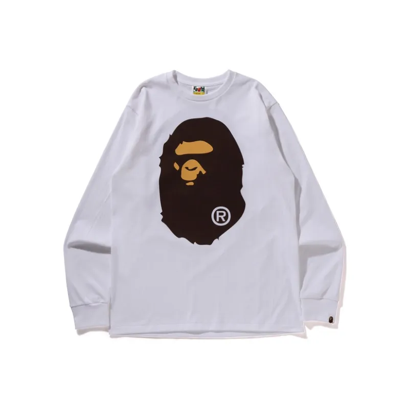 A BATHING APE Big Ape Head L/S Tee Tee-4