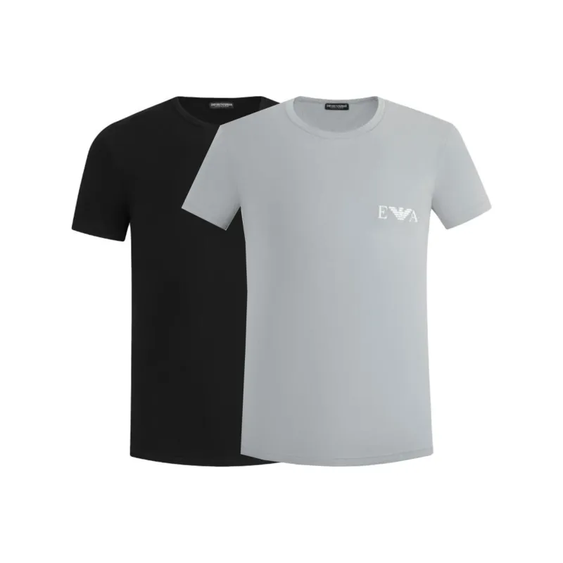 EMPORIO ARMANI EA SS24 T Shirt Men's 2 Pack-0