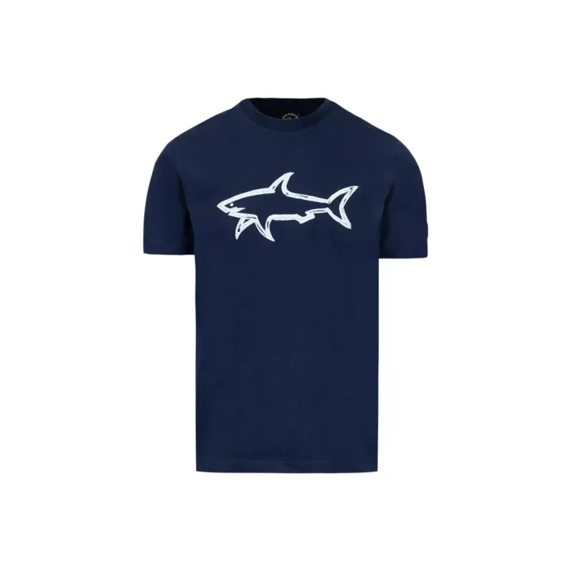 Paul & Shark Logo print T shirt-0