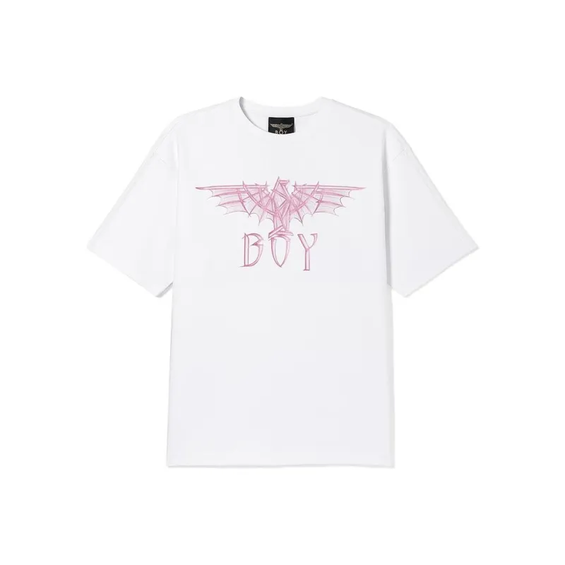 Boy London T Shirts Unisex White-0