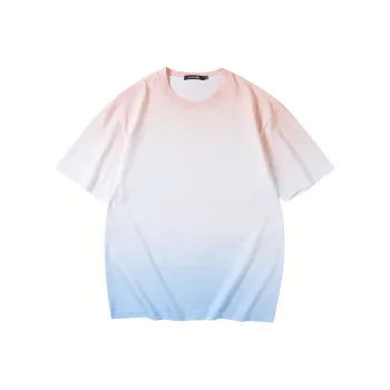 HLA JEANS T Shirts Men Bleached Gradient 47