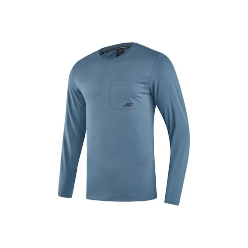 Skechers T-Shirts Men Copenhagen Blue