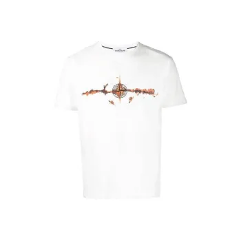 STONE ISLAND T Shirt Men's White