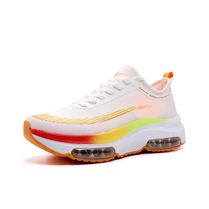 Black tailed deer Running Shoes Men Low Top Black Gray/White Rainbow/Green Rainbow/Black Rainbow-1