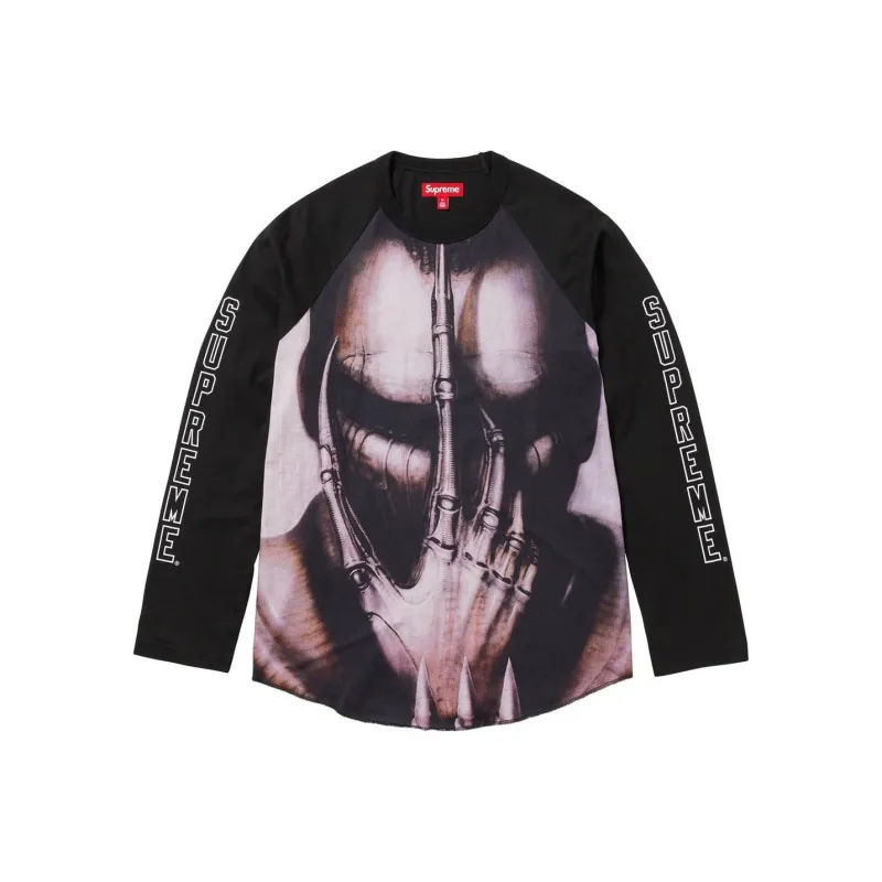 Supreme H.R. Giger Raglan L/S Top-0