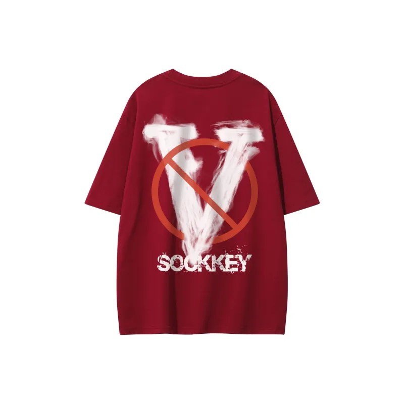 SOCKKEY Drop Shoulder Sleeve T Shirt Unisex-21