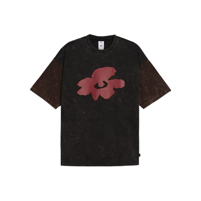 PUMA x P.A.M. Collaboration CONTRAST TEE T Shirt Unisex Black-0