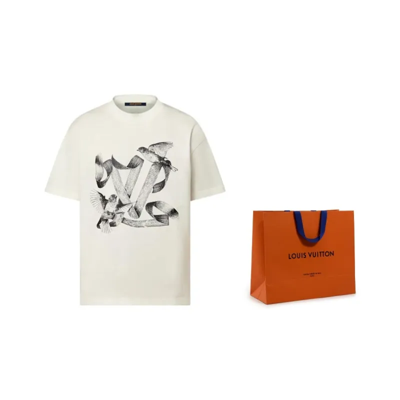 LOUIS VUITTON T Shirt Men's White-10