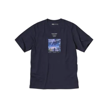 UNIQLO x XINHAICHENG LIANMINGKUAN SS23 T Shirt Unisex Navy Blue
