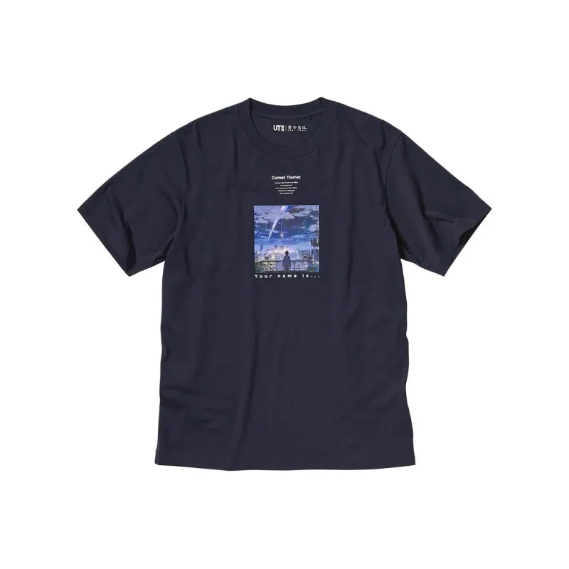 UNIQLO x XINHAICHENG LIANMINGKUAN SS23 T Shirt Unisex Navy Blue-0
