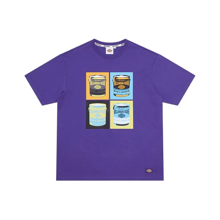 Dickies T Shirts Unisex Purple Blue-0