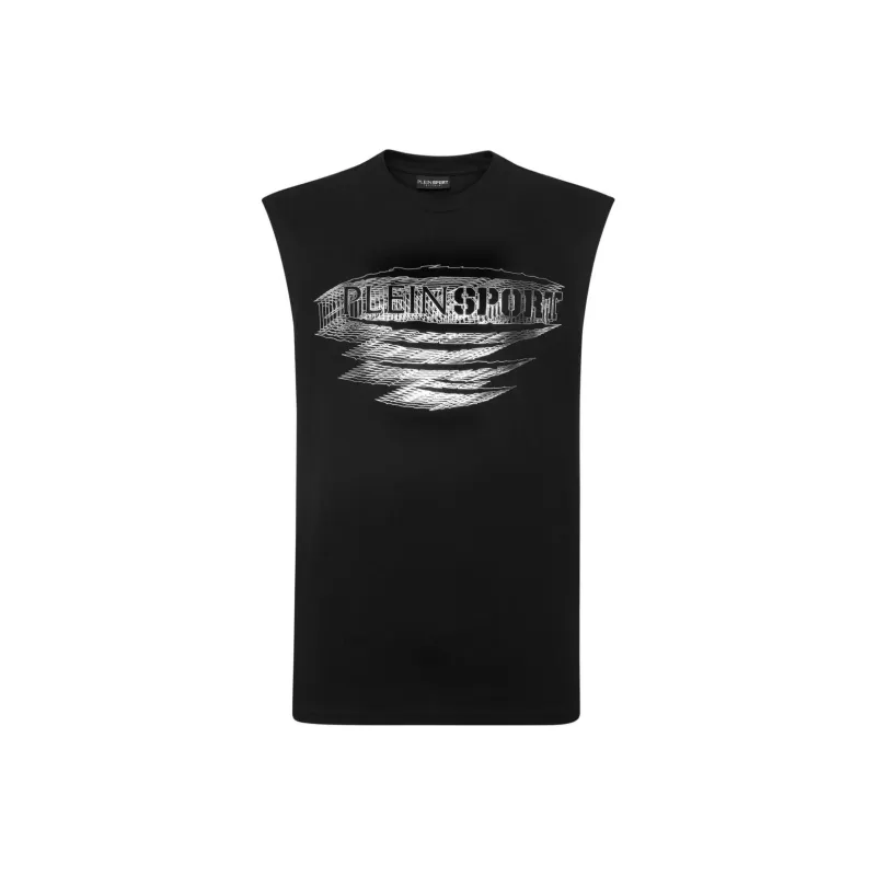 PLEIN SPORT Logo print Tank Top-0