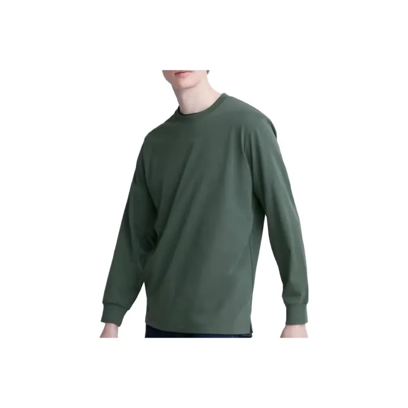 UNIQLO T Shirts Men Green-0