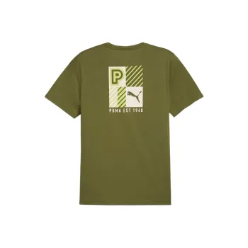 PUMA M Concept T-Shirts Men Olive Green