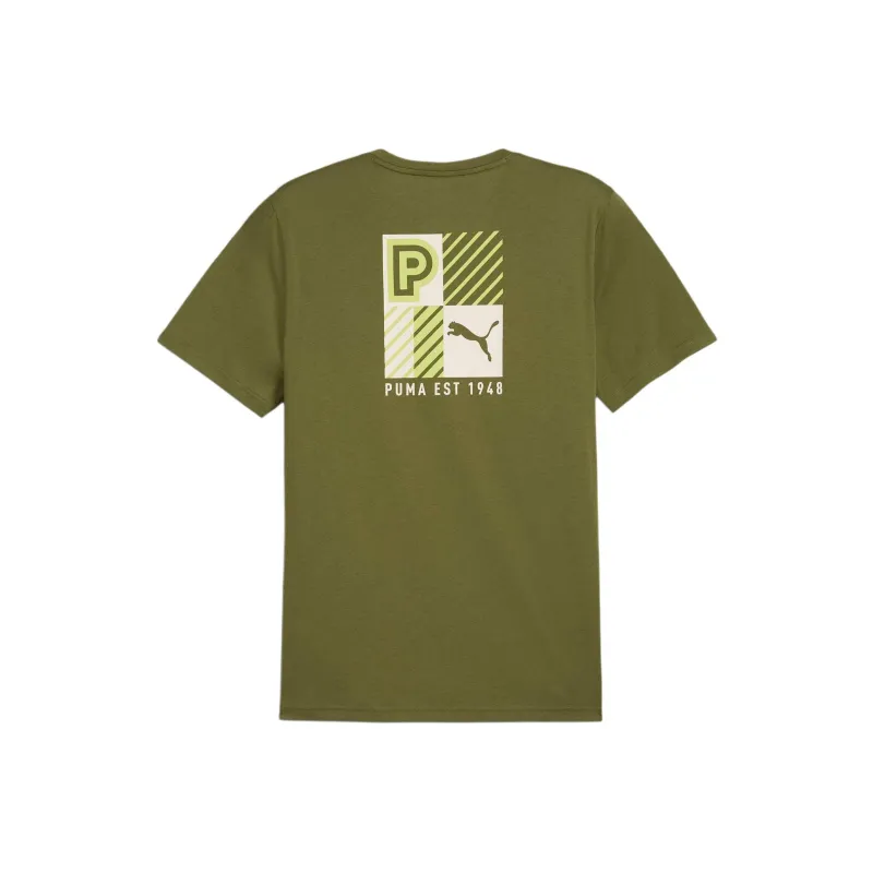 PUMA M Concept T-Shirts Men Olive Green-0