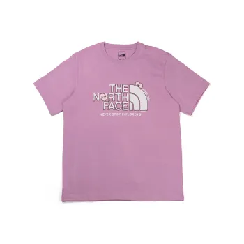 THE NORTH FACE Heart T Shirt Unisex Purple