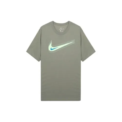Nike T-Shirts Men Light Green